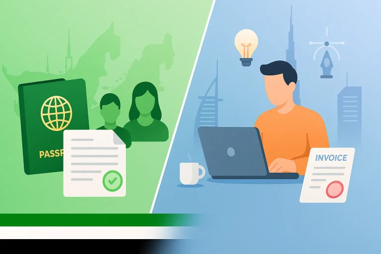 UAE Green Visa vs Freelance Visa