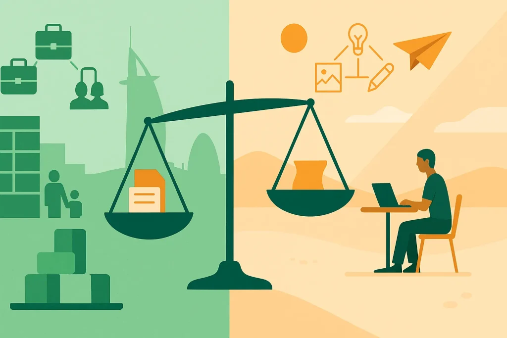 UAE Green Visa vs Freelance Visa